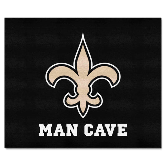 New Orleans Saints Man Cave Tailgater Rug - 5ft. x 6ft. - New Orleans Saints