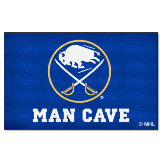 Buffalo Sabres Man Cave Ulti-Mat Rug - 5ft. x 8ft. - Buffalo Sabres