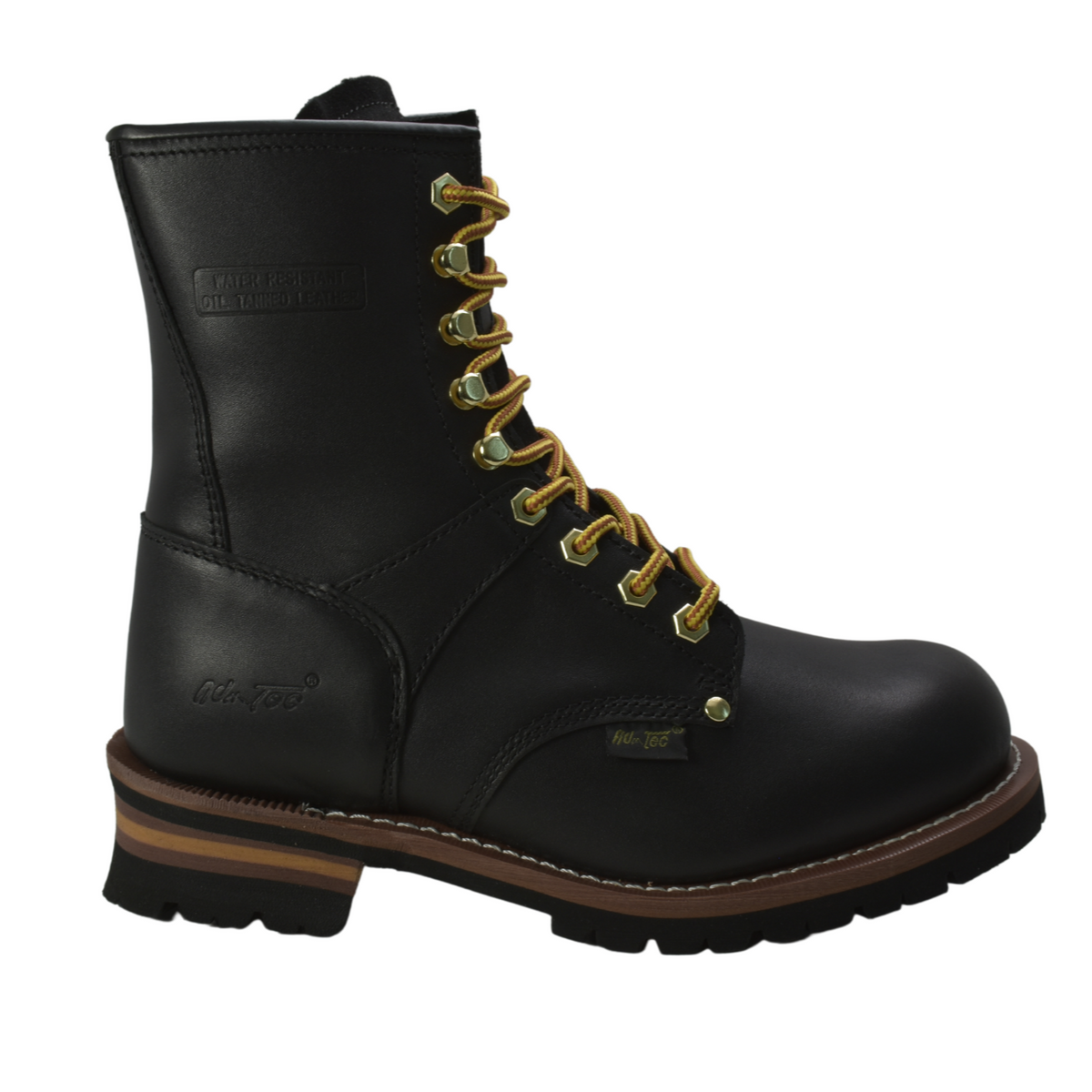 AdTec Men's 9 Inch Logger Boot Black - Adtec - Flyclothing LLC