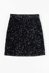 Sequin Mini Skirt - Trendsi - Flyclothing LLC
