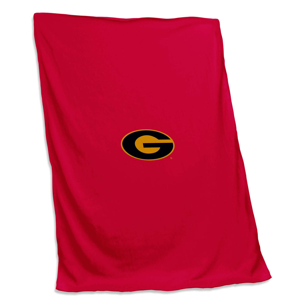 Grambling State Red Sweatshirt Blanket (Screened) - Logo Brands - Flyclothing LLC