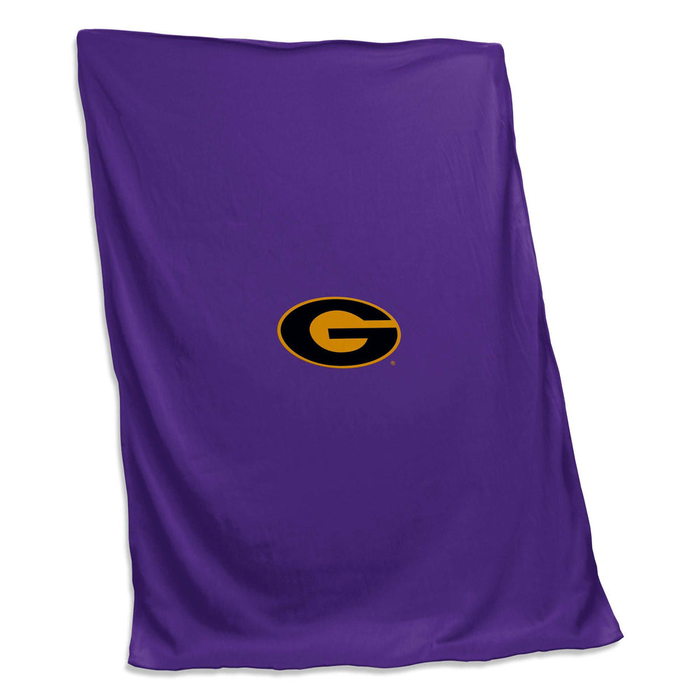 Grambling State Purple Sweatshirt Blanket (Screened) - Logo Brands - Flyclothing LLC