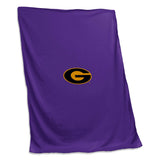 Grambling State Purple Sweatshirt Blanket (Screened) - Logo Brands - Flyclothing LLC