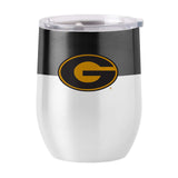 Grambling State Colorblock 16oz Stainless Curved Beverage - Logo Brands - Flyclothing LLC