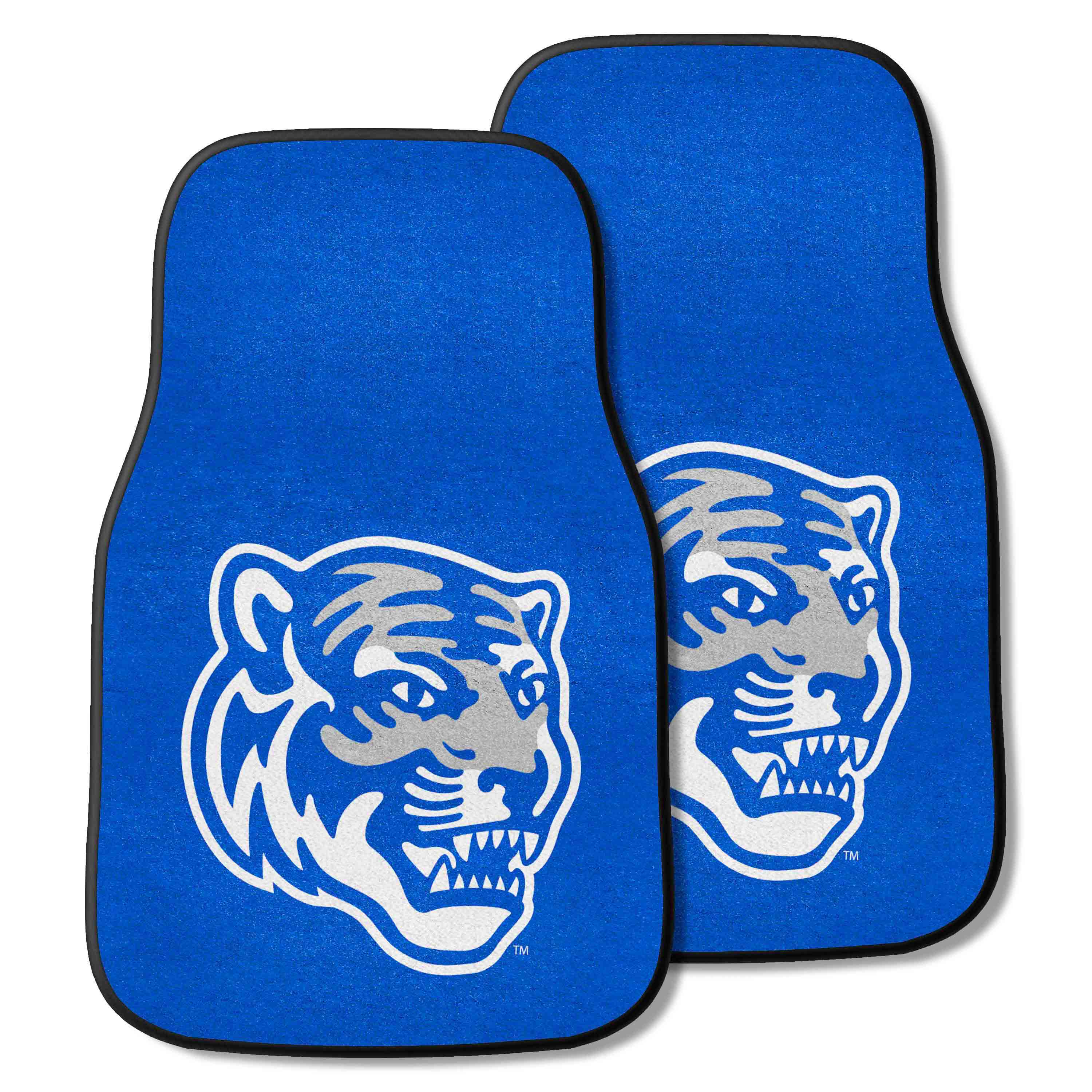 Memphis Tigers Front Carpet Car Mat Set - 2 Pieces - Memphis
