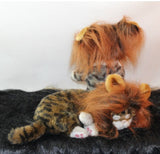 Funny Pet Hat For Small Dogs Cats Hat Emulation Lion Hair Mane Ears Head Cap Scarf Pet Halloween Festival Costume - My Store - Flyclothing LLC
