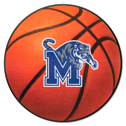 Memphis Tigers Basketball Rug - 27in. Diameter - Memphis
