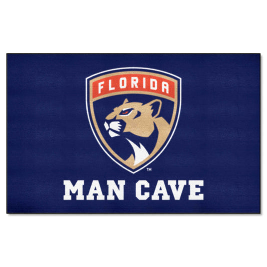 Florida Panthers Man Cave Ulti-Mat Rug - 5ft. x 8ft. - Florida Panthers
