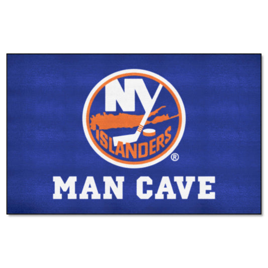 New York Islanders Man Cave Ulti-Mat Rug - 5ft. x 8ft. - New York Islanders