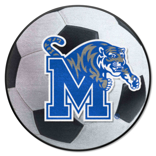 Memphis Tigers Soccer Ball Rug - 27in. Diameter - Memphis