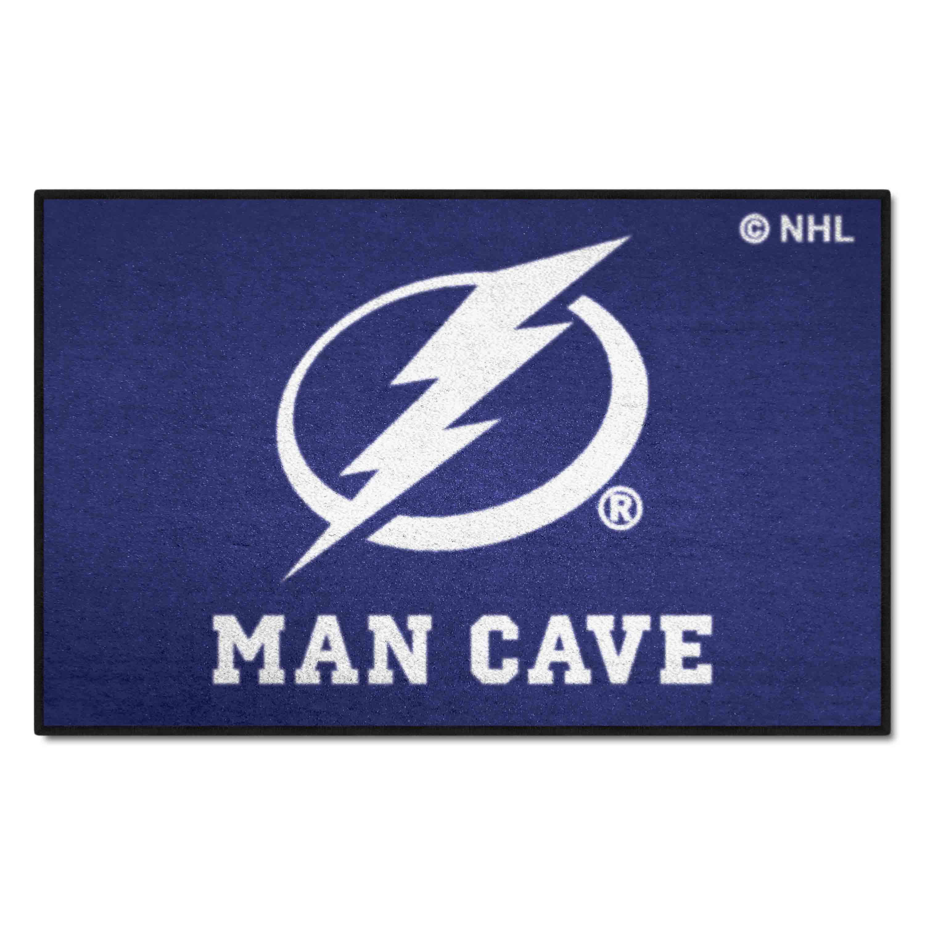 Tampa Bay Lightning Man Cave Starter Mat Accent Rug - 19in. x 30in.
