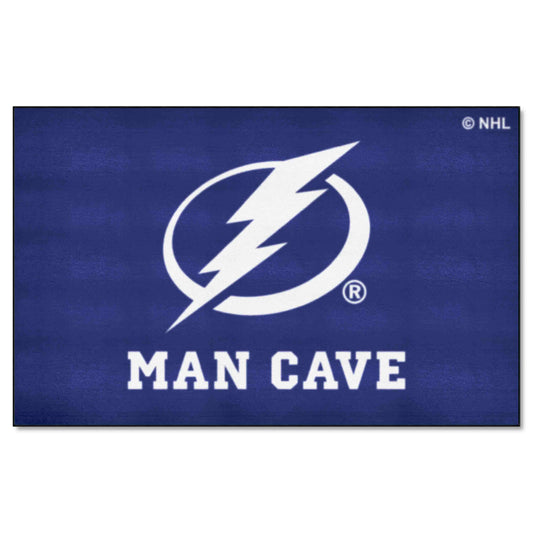 Tampa Bay Lightning Man Cave Ulti-Mat Rug - 5ft. x 8ft.