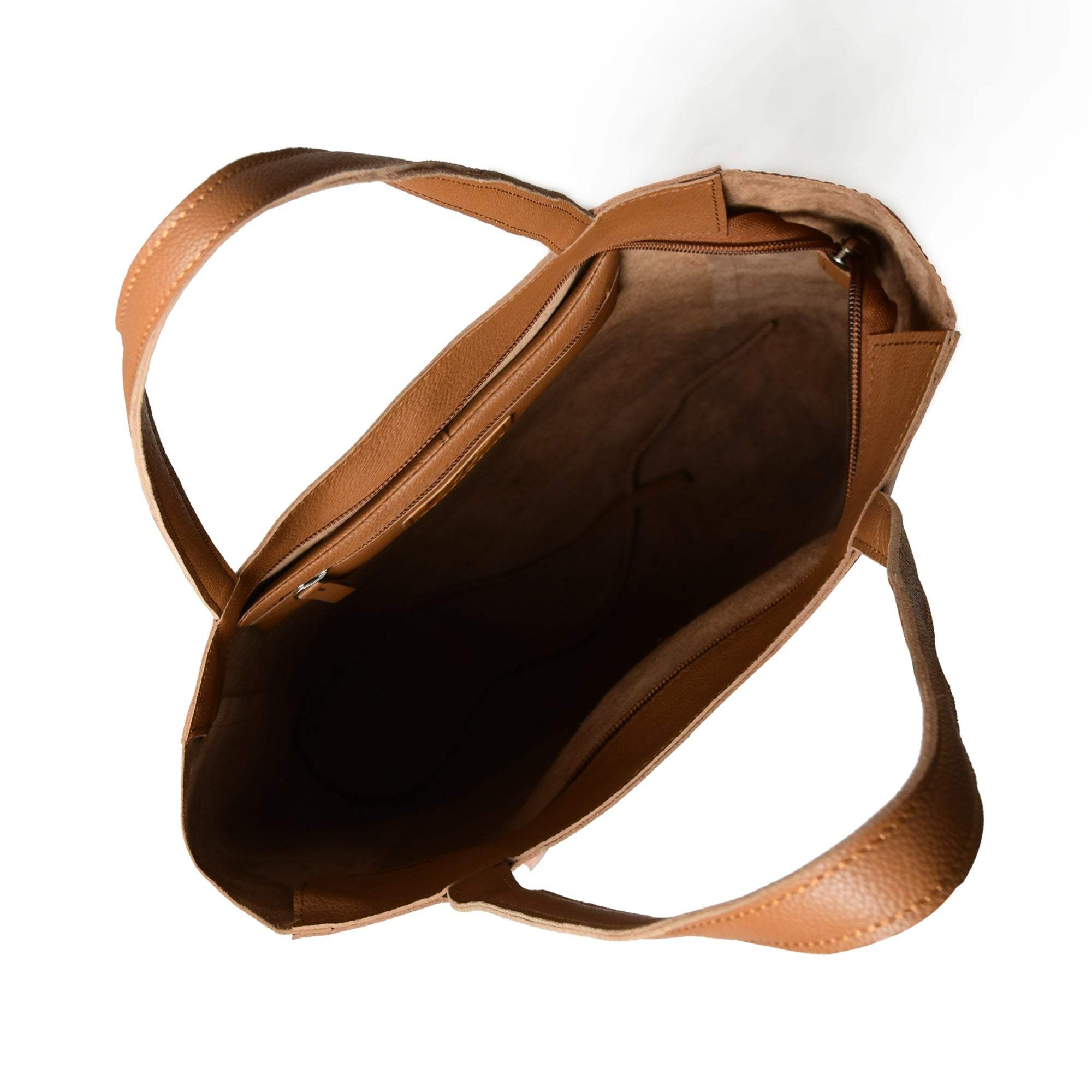 Café Chic Women's Leather Tote Bag - Classy Leather Bags - Flyclothing LLC