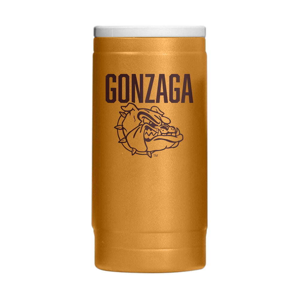 Gonzaga 12oz Oak Huddle Powdercoat SlimCan Coolie - Logo Brands - Flyclothing LLC