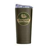 Gonzaga 20oz Olive Badge Powder Coat Tumbler - Logo Brands - Flyclothing LLC