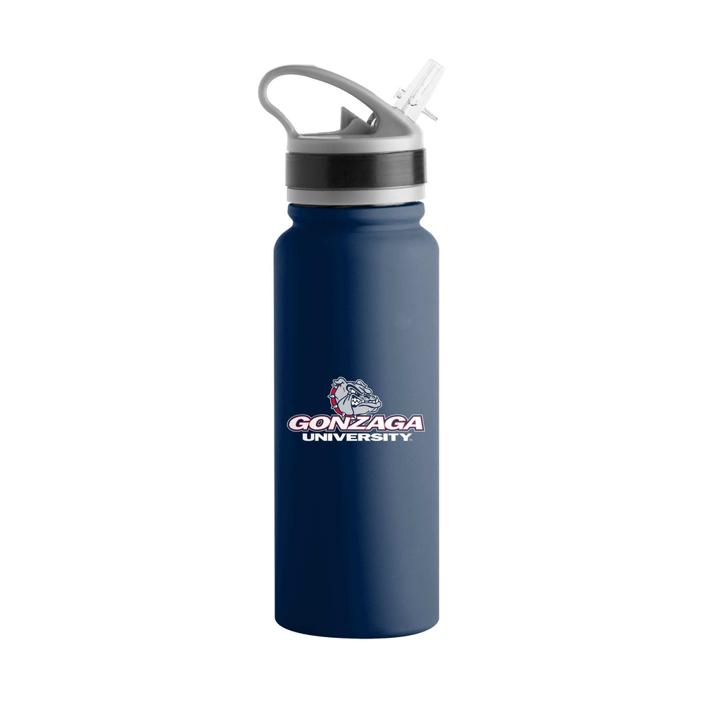 Gonzaga 25oz Campus Color Letterman Stainless Single Wall Flip Top Bottle - Logo Brands - Flyclothing LLC