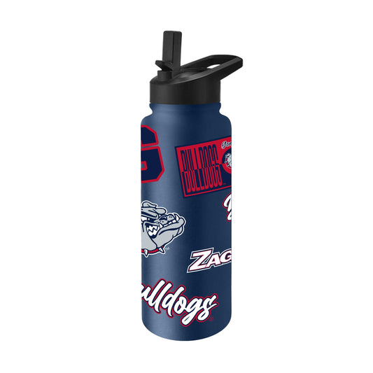 Gonzaga 34oz Dreamweave Quencher Bottle - Logo Brands - Flyclothing LLC