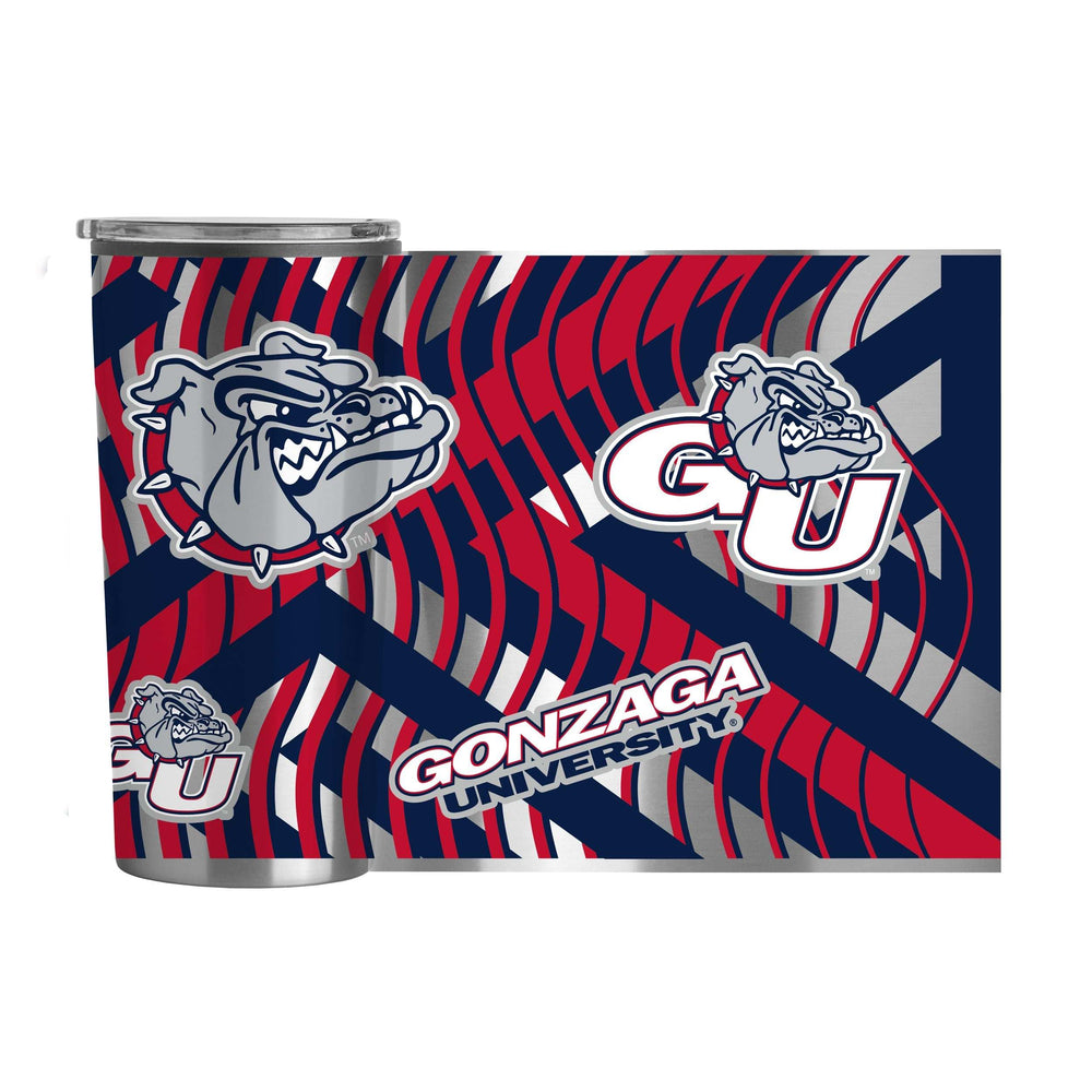 Gonzaga Flex 20oz Plastic Wall Stainless Tumbler - Logo Brands - Flyclothing LLC