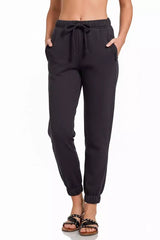 Zenana Fleece Drawstring Joggers With Pocket - Trendsi - Flyclothing LLC