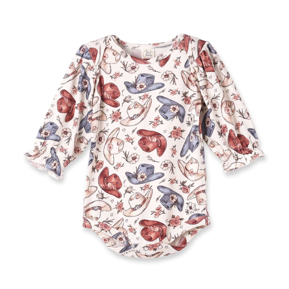 Wildflower Rodeo Cowgirl Bodysuit - Bamboo Baby One-Piece - Tesa Babe - Flyclothing LLC