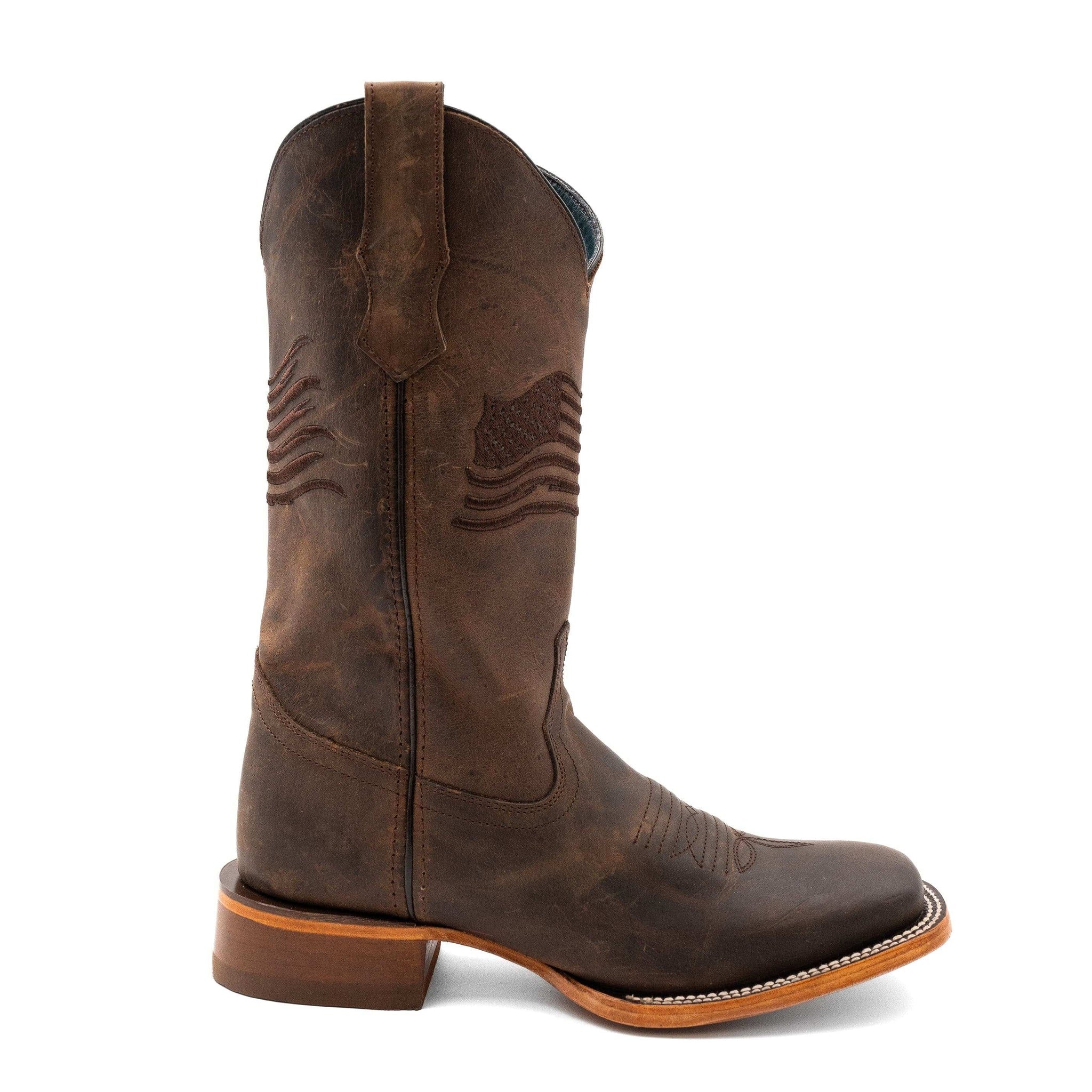 Ferrini Patriot Chocolate Mens Boot - Ferrini USA - Flyclothing LLC