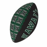 Hawaii Repeating Mini-Size Rubber Football - Logo Brands - Flyclothing LLC