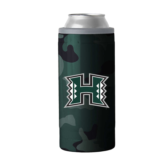 Hawaii 12oz Camo Swagger Slim Can Coolie - Logo Brands - Flyclothing LLC