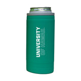 Hawaii 12oz Optic Stacked Soft Touch Slim Coolie - Logo Brands - Flyclothing LLC
