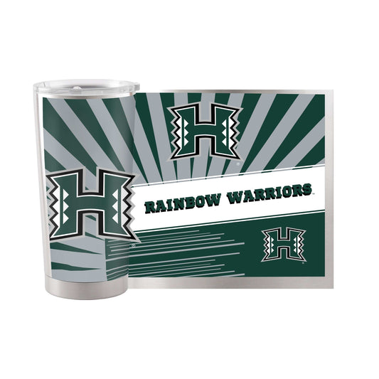 Hawaii 20oz Mascot Stainless Tumbler - Logo Brands - Flyclothing LLC