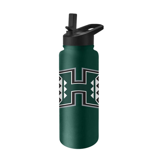 Hawaii Quencher Logo Flip Top Water Bottle - Logo Brands - Flyclothing LLC