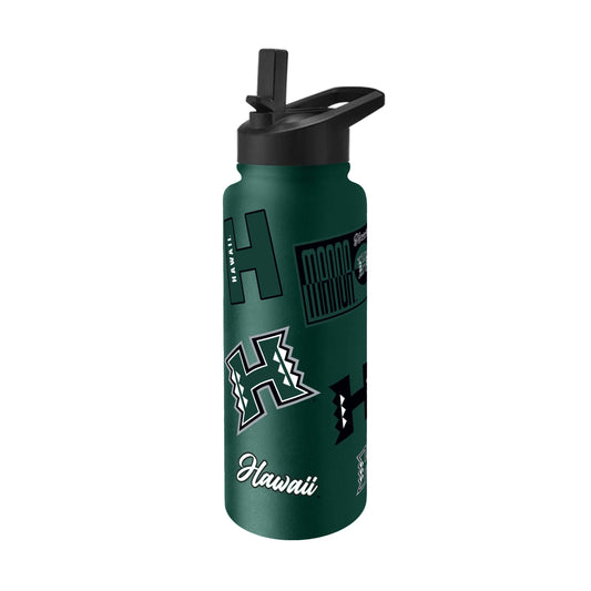 Hawaii 34oz Dreamweave Quencher Bottle - Logo Brands - Flyclothing LLC