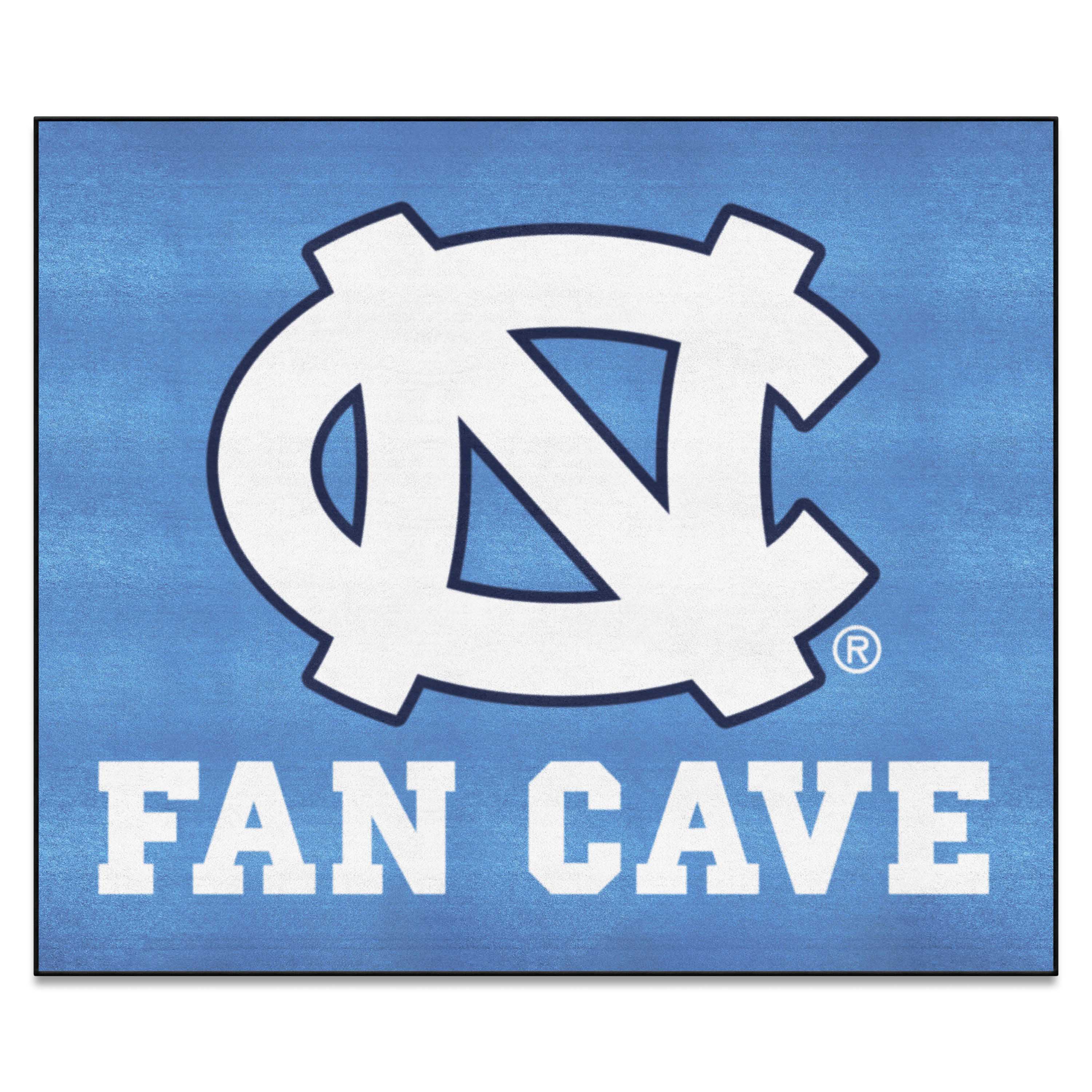 North Carolina Tar Heels Man Cave Tailgater Rug - 5ft. x 6ft. - North Carolina