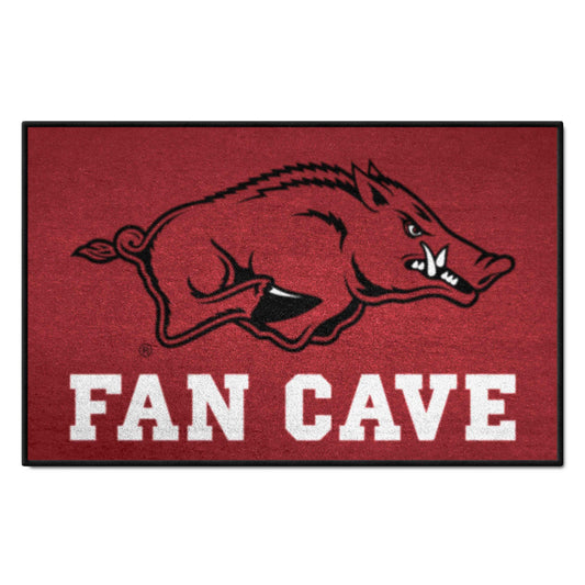 Arkansas Razorbacks Man Cave Starter Mat Accent Rug - 19in. x 30in. - Arkansas