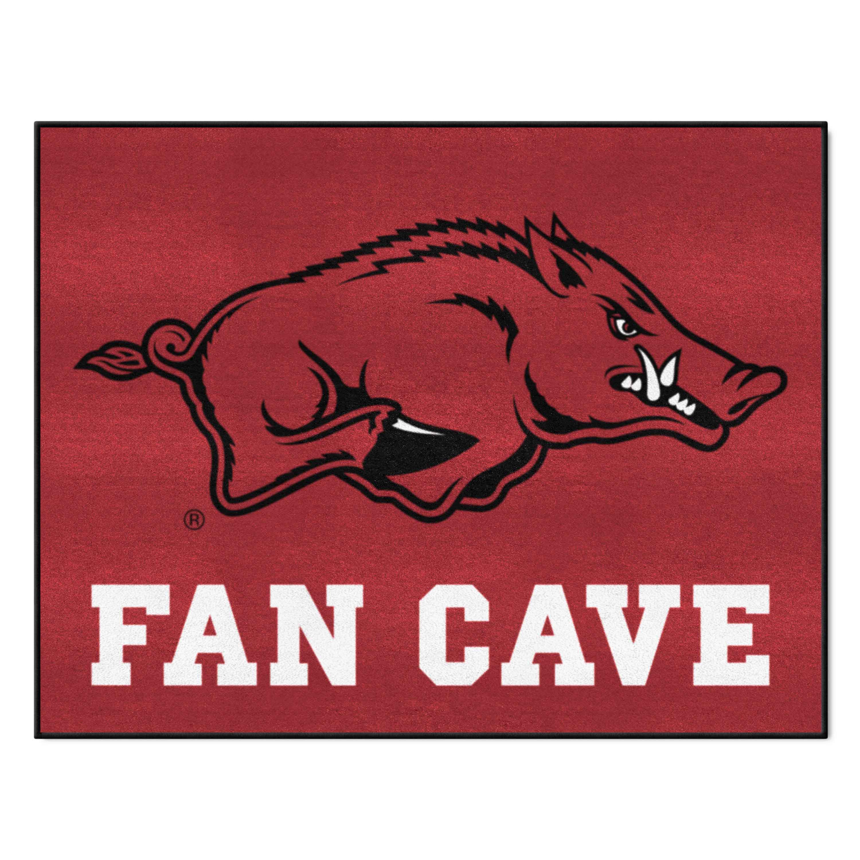 Arkansas Razorbacks Man Cave All-Star Rug - 34 in. x 42.5 in. - Arkansas