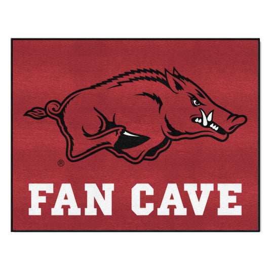 Arkansas Razorbacks Man Cave All-Star Rug - 34 in. x 42.5 in. - Arkansas