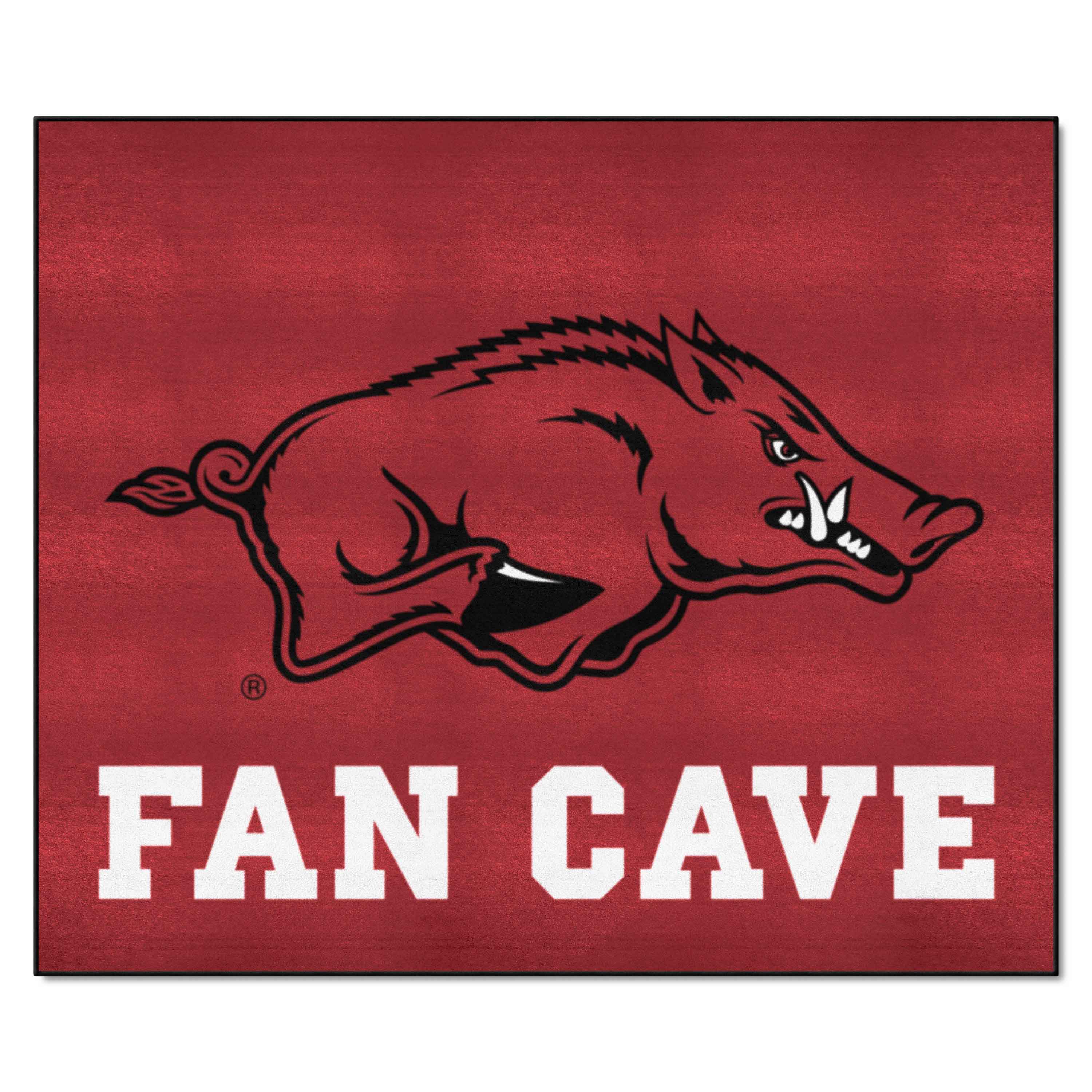 Arkansas Razorbacks Man Cave Tailgater Rug - 5ft. x 6ft. - Arkansas