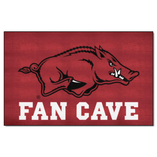 Arkansas Razorbacks Man Cave Ulti-Mat Rug - 5ft. x 8ft. - Arkansas