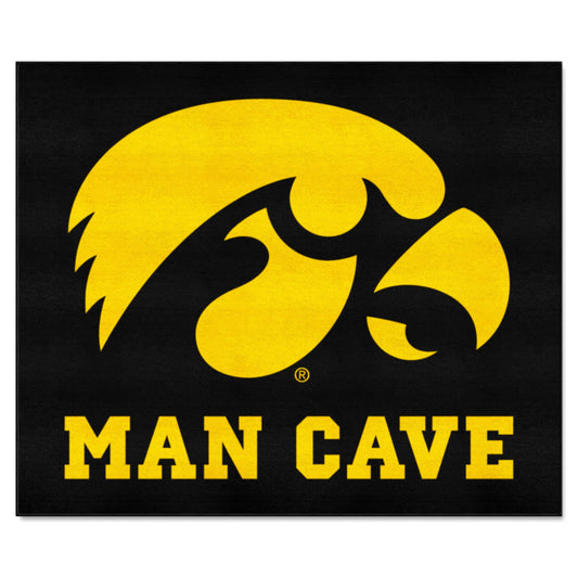 Iowa Hawkeyes Man Cave Tailgater Rug - 5ft. x 6ft. - Iowa