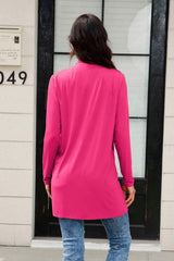 Basic Bae Full Size Open Front Long Sleeve Cardigan with Pockets - ShopBasicbae - Flyclothing LLC
