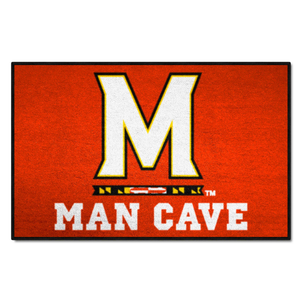 Maryland Terrapins Man Cave Starter Mat Accent Rug - 19in. x 30in. - Maryland