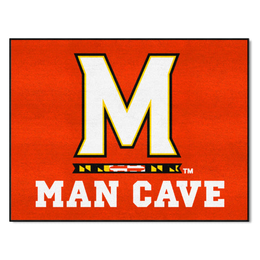 Maryland Terrapins Man Cave All-Star Rug - 34 in. x 42.5 in. - Maryland