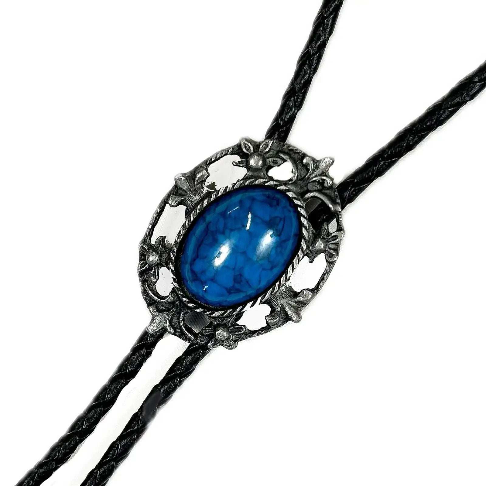 Rockmont Clothing Pewter Bolo with Turquoise - Rockmount Clothing - Flyclothing LLC