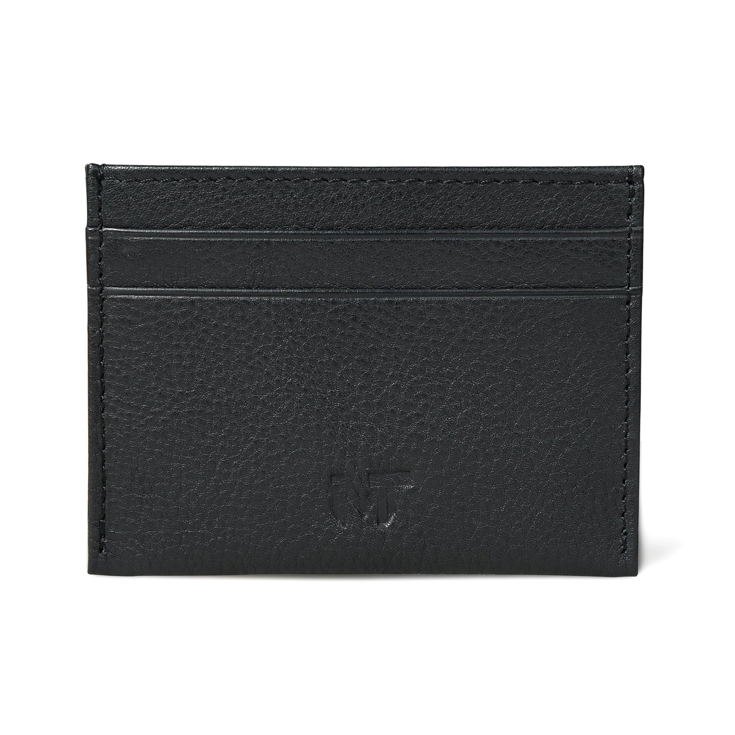Minimalistic Black Cards Holder - Classy Leather Bags - Flyclothing LLC