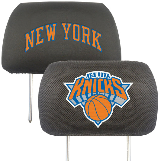 New York Knicks Embroidered Head Rest Cover Set - 2 Pieces - New York Knicks