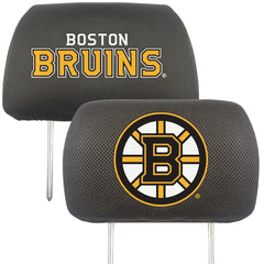 Boston Bruins Embroidered Head Rest Cover Set - 2 Pieces - Boston Bruins