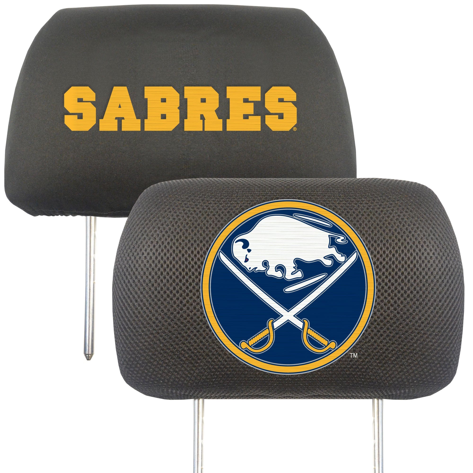 Buffalo Sabres Embroidered Head Rest Cover Set - 2 Pieces - Buffalo Sabres