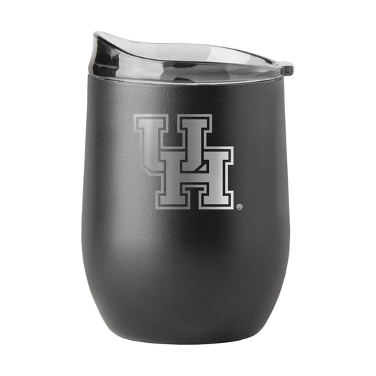 Houston GunMetal 16oz Black Powder Curved Beverage - Logo Brands - Flyclothing LLC