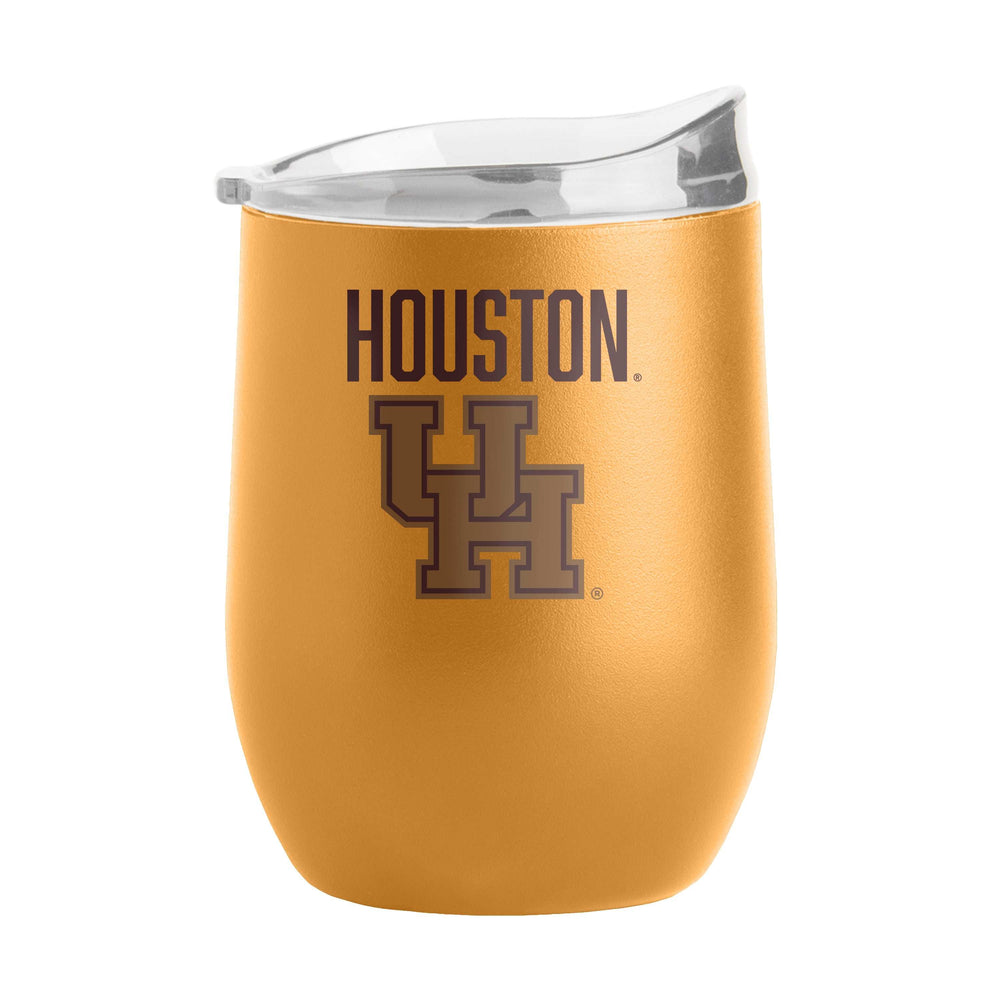 Houston 16oz Huddle Powder Coat Curved Bev - Logo Brands - Flyclothing LLC