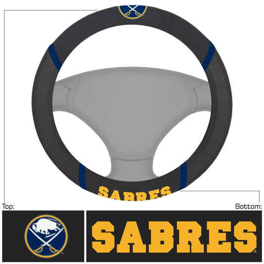 Buffalo Sabres Embroidered Steering Wheel Cover - Buffalo Sabres