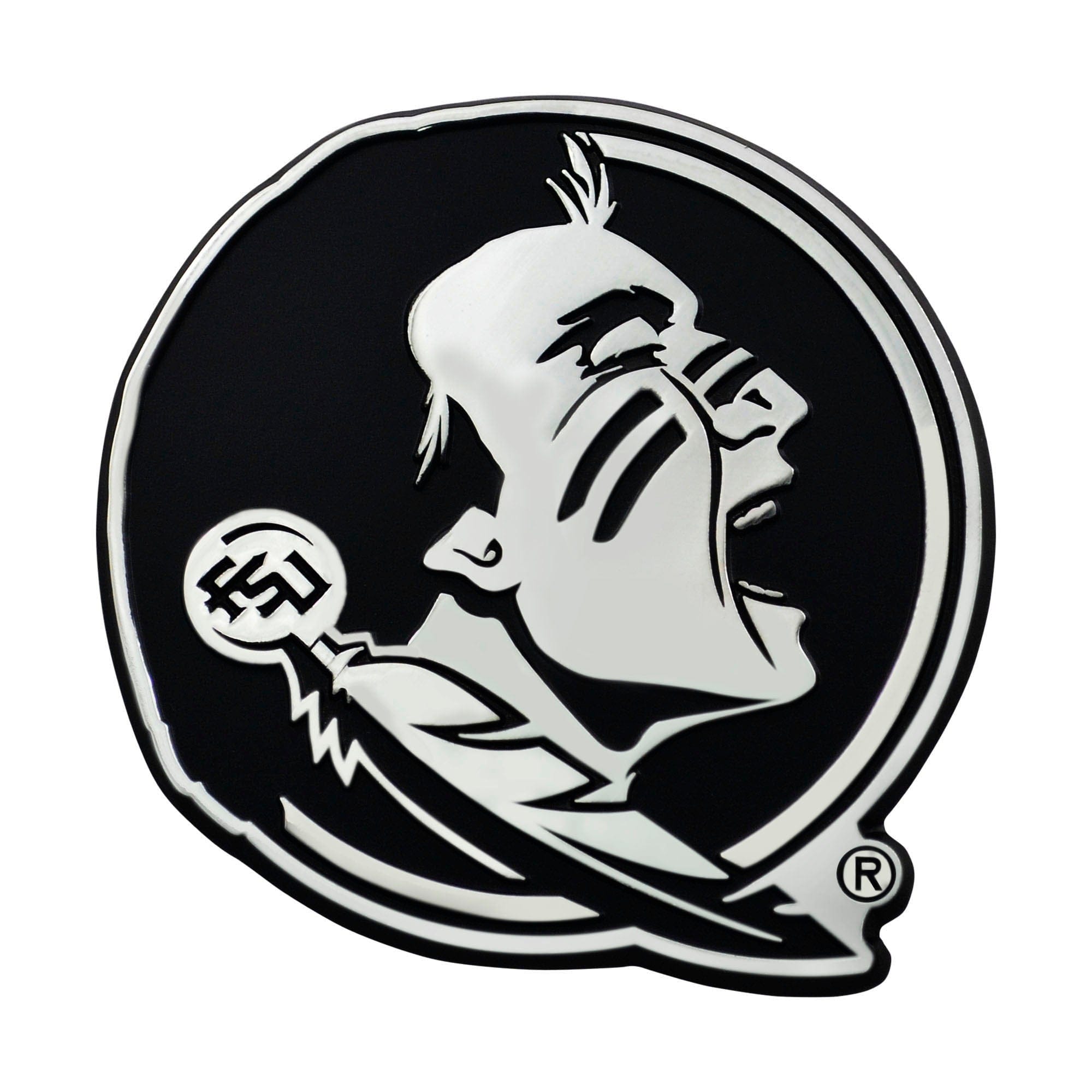 Florida State Seminoles 3D Chrome Metal Emblem - Florida State